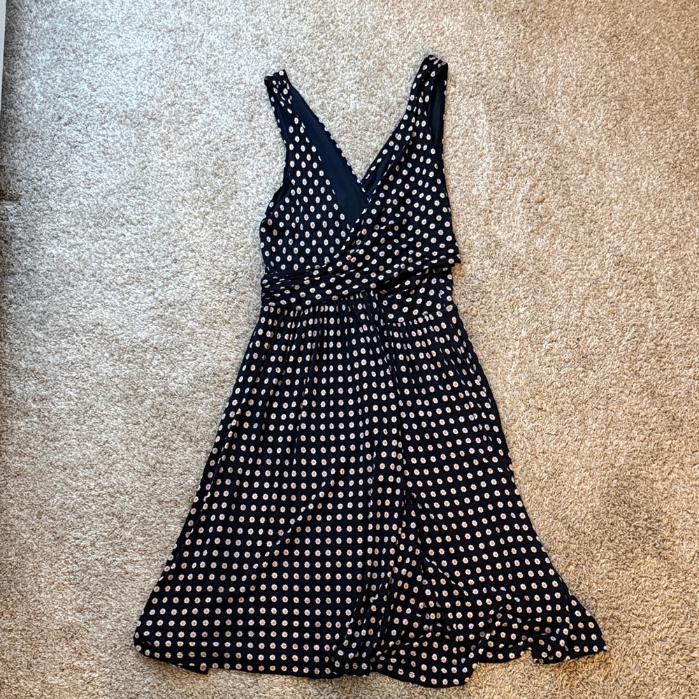 LOFT Polka Dot Sleeveless Dress